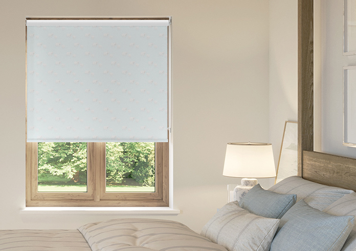 Little Lambs, Baby Blue - Roller Blind - Image 3
